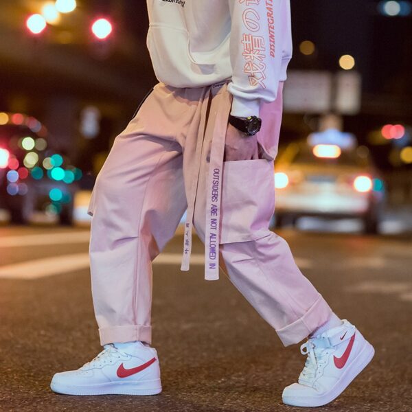 pink cargo pants