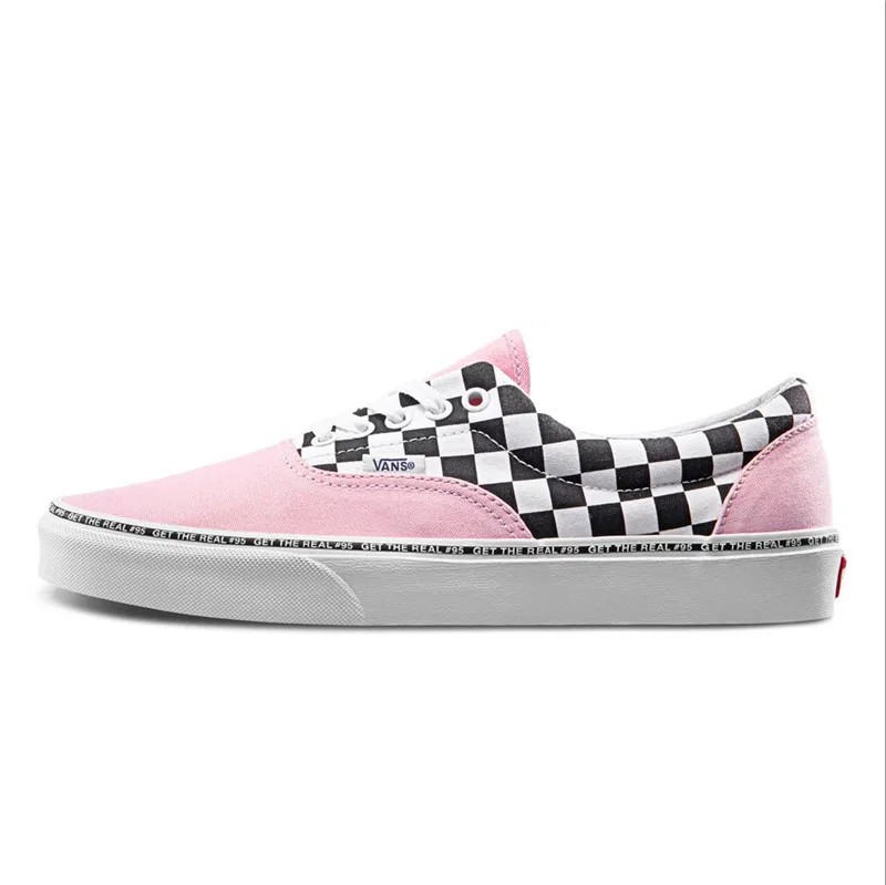 yellow and pink vans