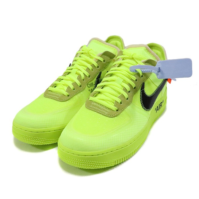 Nike Off White Air Force 1 Volt Green Shoes Forstep Style Marketplace