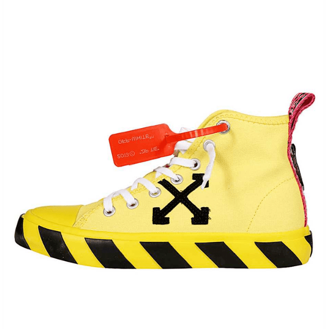 off white yellow shoes