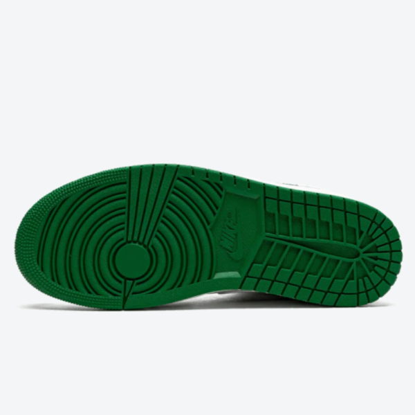 air jordan one grey green shoes bottom sole