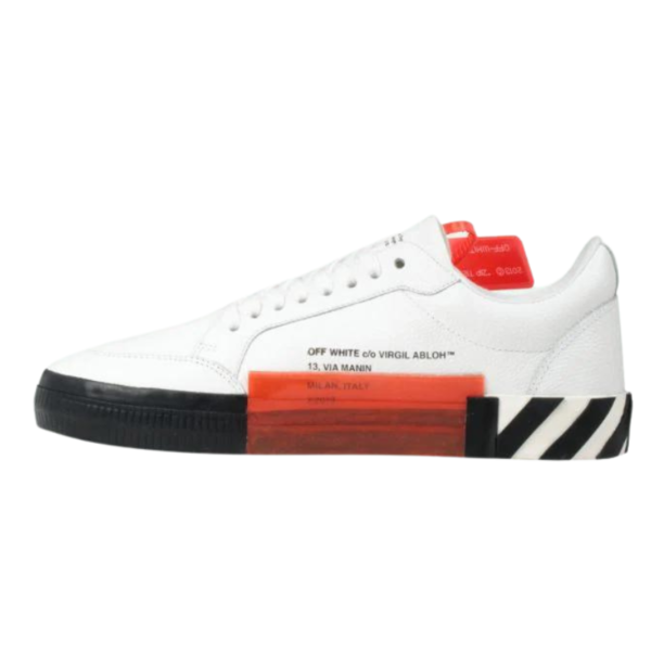 off-white low leather white