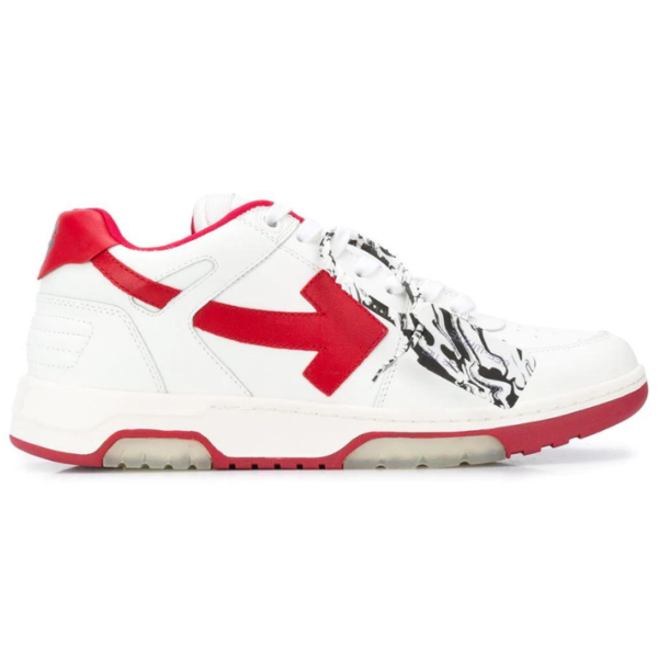 off white out of office red white