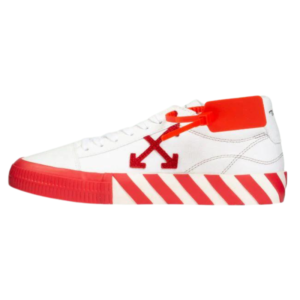 off white red vulcanized sneaker