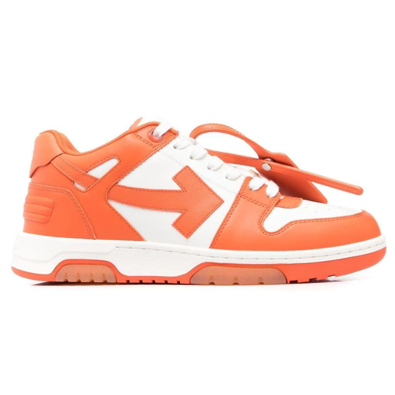 'Out Of Office' Shoes White/Orange