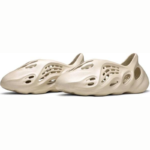 Pair of adidas Yeezy Foam Runner Sand